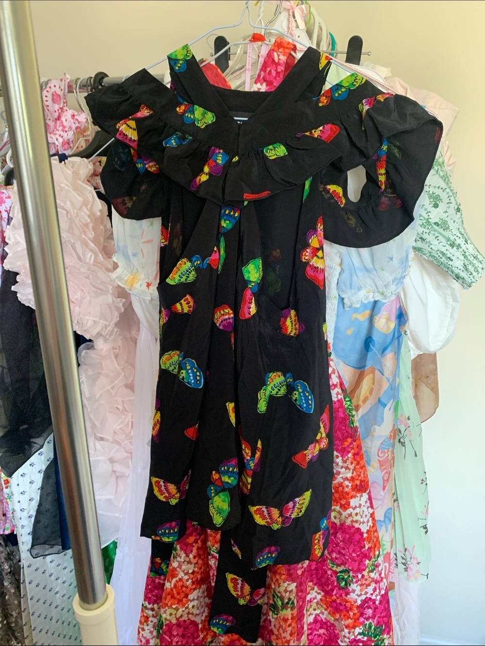 NWOT Boutique Moschino 100% Silk Top